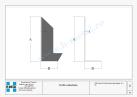 Cornier ambutisat zincat 120x80x3.0x1000 mm 1